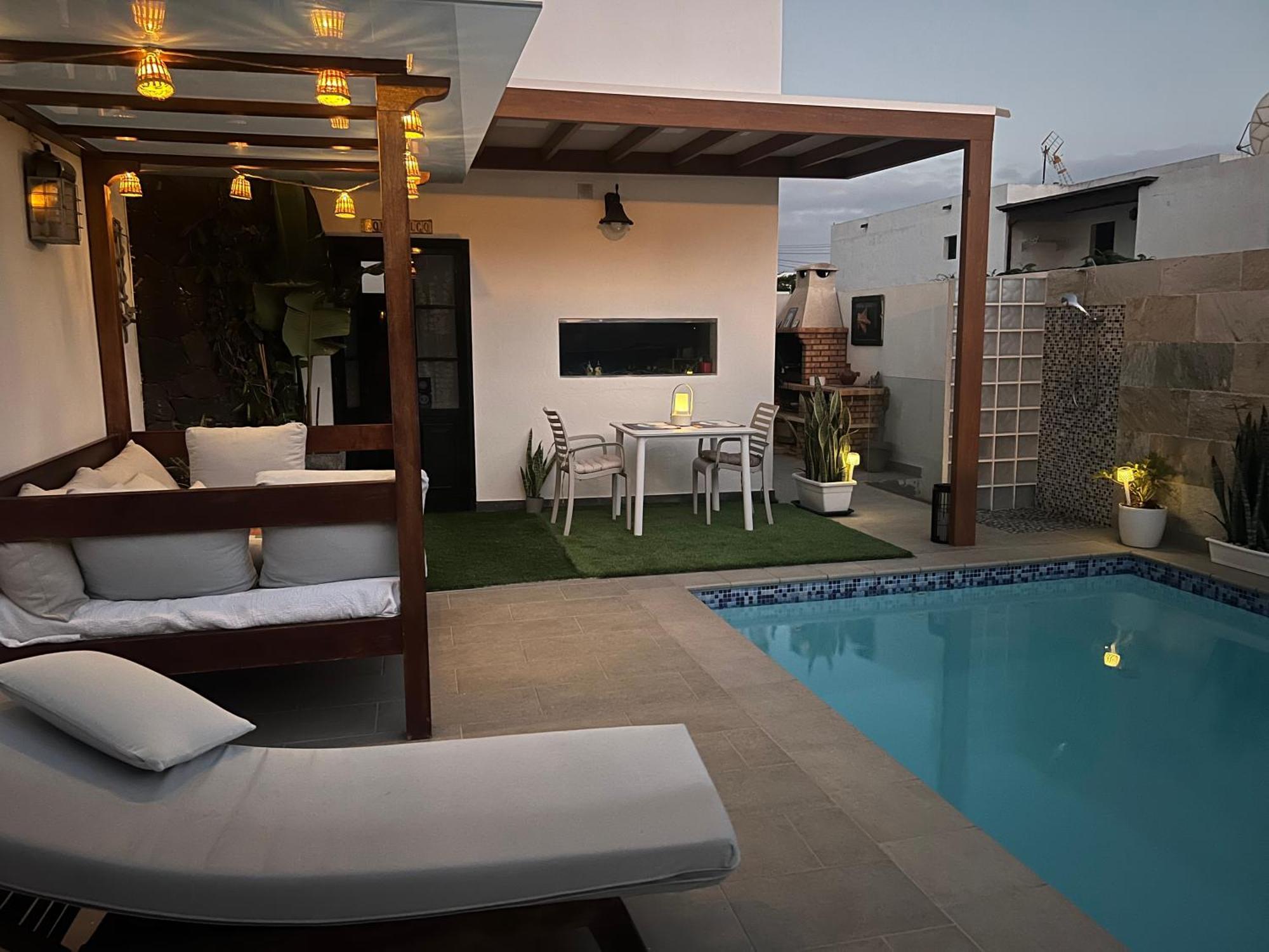Apartamento Romantico Piscina privada Punta Mujeres Exterior foto