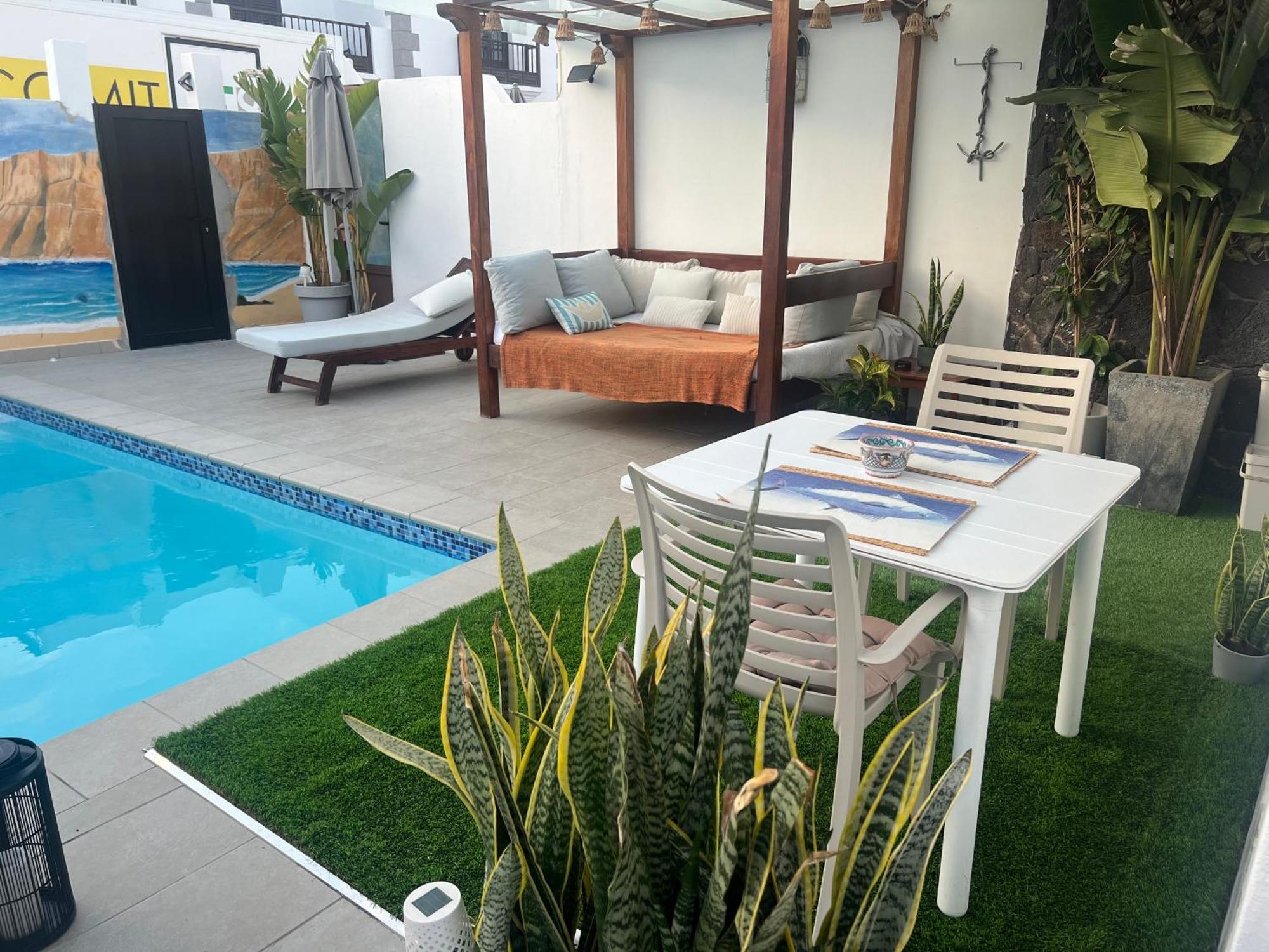 Apartamento Romantico Piscina privada Punta Mujeres Exterior foto